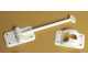 Entry Door Holder, Colonial White, 6"