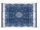 Camco Awning Reversible Oriental Outdoor Patio Mat 9 X 12 Blue