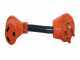 Cynder 50 Amp Male to 30 Amp Female Dogbone Pigtail Adapter Orange
