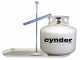 Cynder Double Bottle Rack 20 lb. LP Propane Tank Cylinder Kit w White Tray