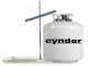 Cynder Double Bottle Rack 30 lb. LP Propane Tank Cylinder Kit w White Tray
