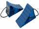 Cynder Trailer Camper Tire Wheel Chock Stop Wedge 2 Pack w/ Carrying Rope