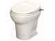 Thetford Aqua Magic V Hand Flush RV Toilet High Profile, White
